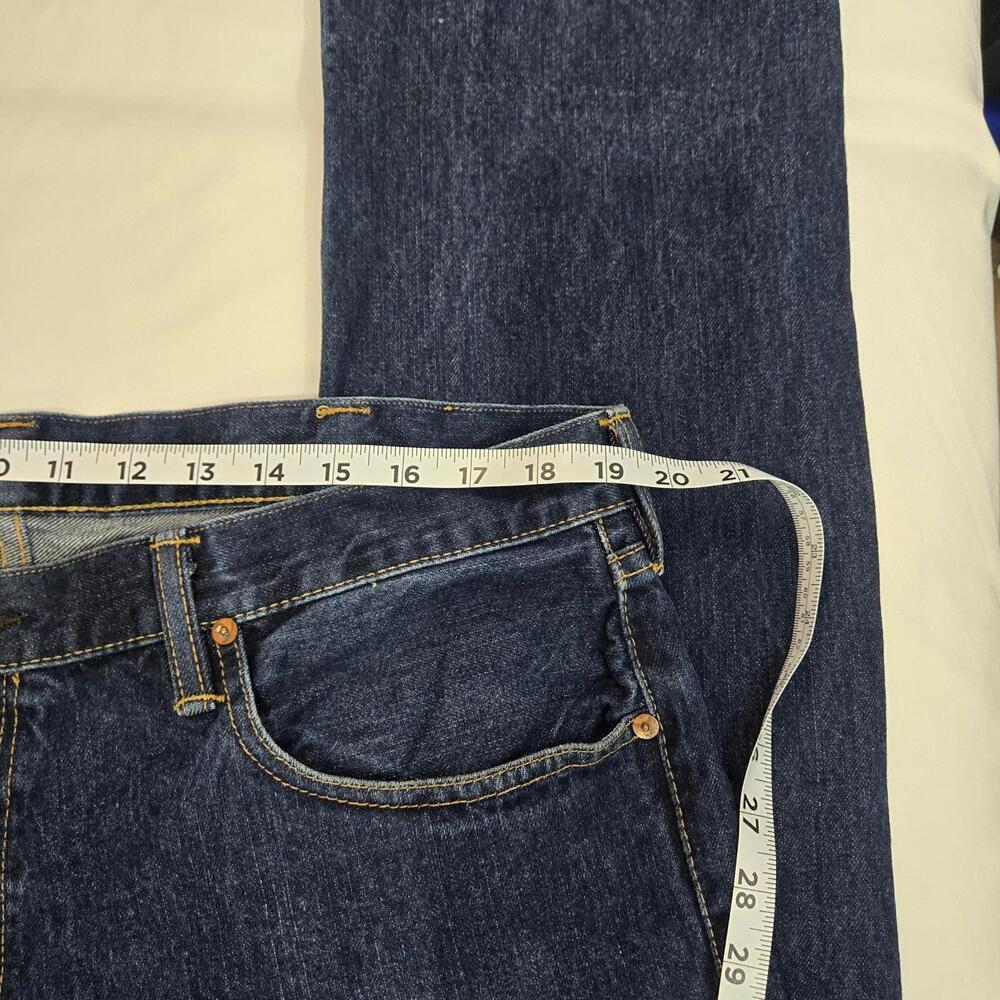 Ralph Lauren Polo Men's Dark Wash Denim Jeans 38x30 Hampton Straight 100% Cotton - Picture 3 of 11